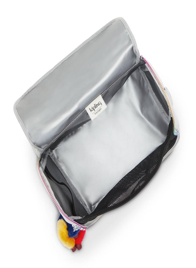 KIPLING KIPLING Kipling Kichirou Lunch Bag Truly Grey Rainbow - Image 3